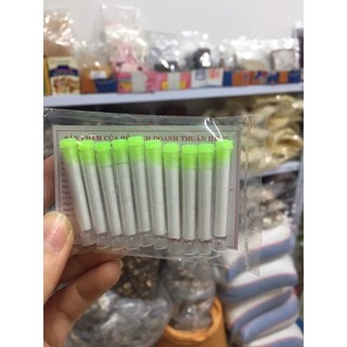 Vỉ 10 Ống bột thơm vani, bột thơm vani