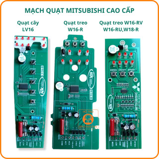 [Mã ELHA22 giảm 5% đơn 300K] Mạch quạt đứng Mitsubishi LV16, quạt treo tường W16-R và W16-RV