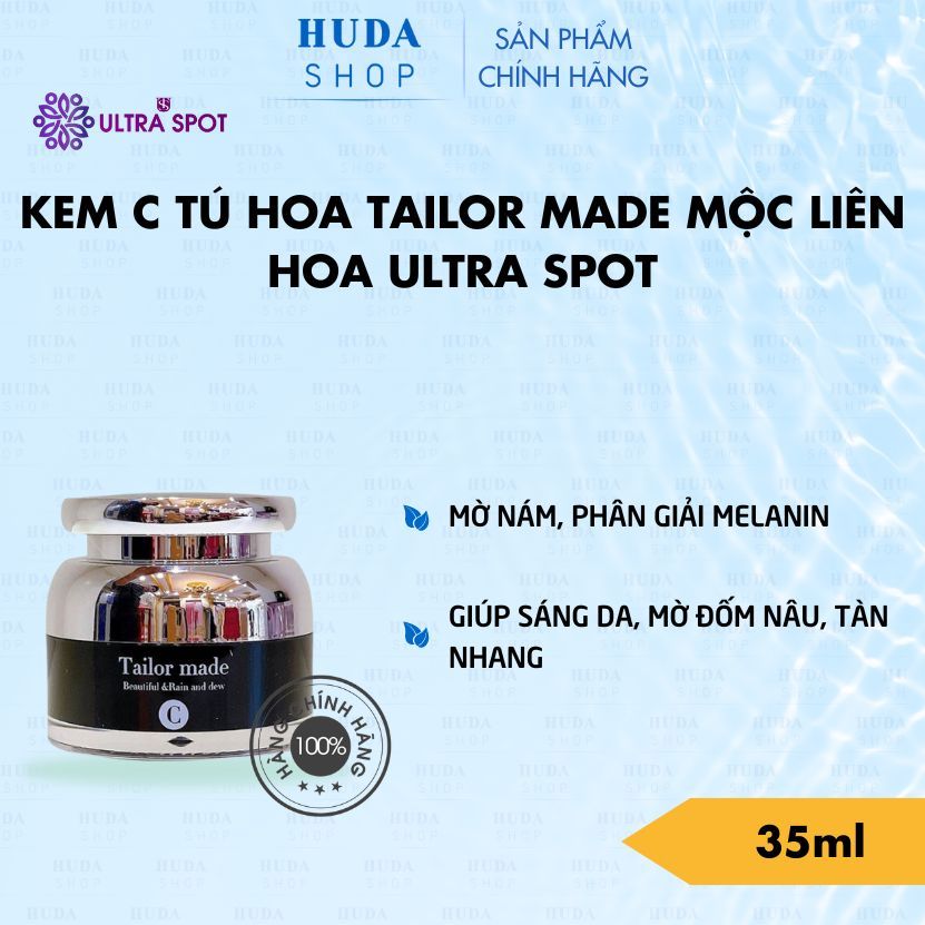 [Chính hãng] Kem C Tú Hoa Tailor Made Mộc Liên Hoa Ultra Spot 35ml - Huda Shop