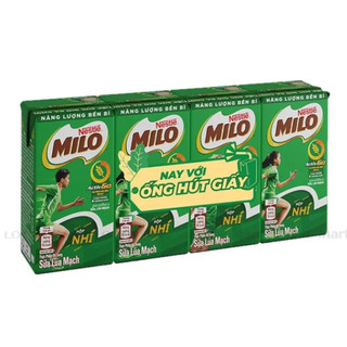 Lốc 4 hộp milo active go lúa mạch 110ml