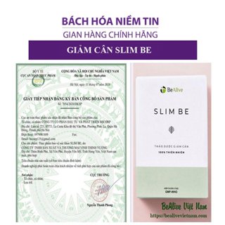 Giảm Cân Slim Be Chính Hãng Trà Thảo Mộc Giảm Cân Slimbe Hộp 30 Viên Giúp