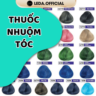 Thuốc nhuộm tóc QH Lactus season nâu sữa, màu đen, nâu lạnh, nâu cam, nâu đỏ, nâu rêu, nâng nền đủ màu