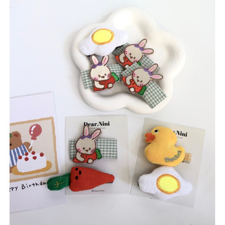 Dear.Nini- Set kẹp Thỏ và Vịt bầu “ Summer collection”
