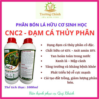 Phân bón lá hữu cơ sinh học - dạng đạm cá thủy phân cô đặc