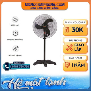 QUẠT ĐỨNG CÔNG NGHIỆP Điện cơ Hải phòng DCN600 cánh nhựa