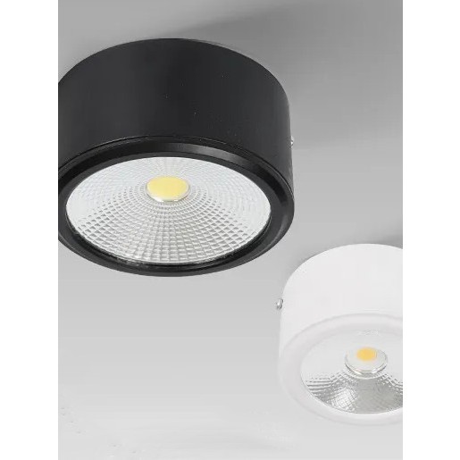 ĐÈN DOWNLIGHT NỔI LED 3 MÀU ROMAN 9W-12W TRÒN ELD5001B/9W,ELD5001W/9W,ELD5001B/12W,ELD5001W/12W