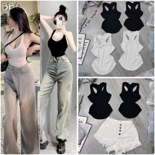 Áo ba lổ vạt nhọn ôm dáng