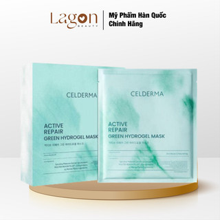 Mặt Nạ Thạch Tảo Xoắn Active Repair Green Celderma Hydrogel Mask