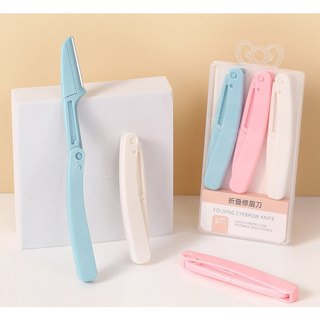 Dao cạo lông mày gấp gọn set 3 cái