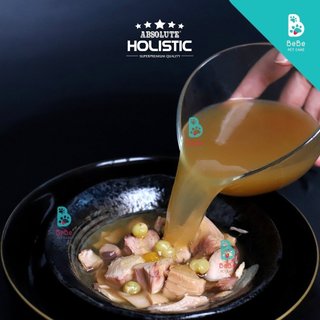 Pate ABSOLUTE HOLISTIC Broth Chunks Dùng Chung Cho Chó Mèo