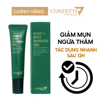 Gel giảm mụn và ngừa thâm Confetti Acne + Spot Soothing Gel 22ml