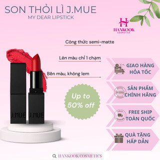 Son môi thỏi lì hàn quốc j.mue my dear lipstick màu chuẩn