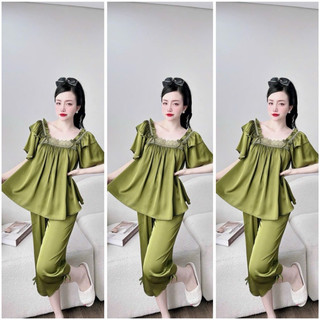 Bộ lửng latin viền ren 40-62kg có túi