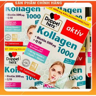 Viên bổ sung Collagen 1000mg ngăn ngừa lão hoá 30 viên nội địa Đức - MẪU MỚI 2024