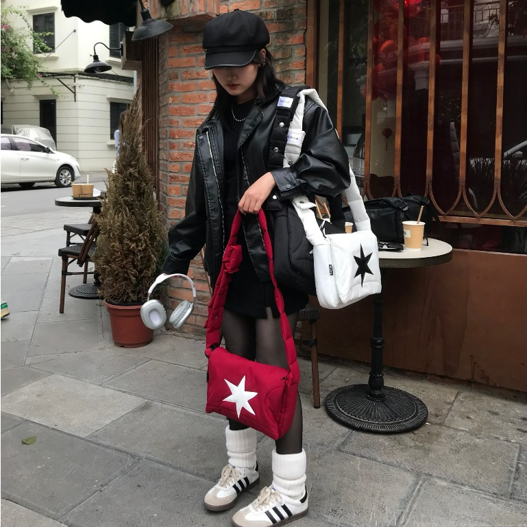 Túi đeo chéo unisex nam nữ STAR - V2 , túi trần bông local brand chính hãng SLYOUR | BigBuy360 - bigbuy360.vn