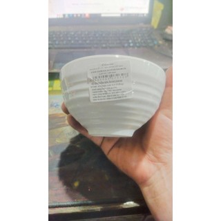 10 BÁT CƠM MÀU TRẮNG NHỰA 100%  MELAMINE (THÁI LAN)(02)