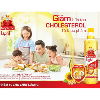 Dầu ăn Neptune Light chai 1L