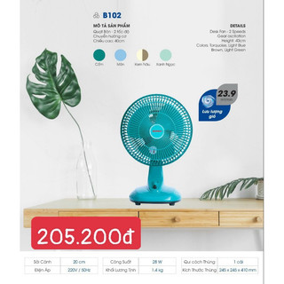Quạt bàn mini senko b102