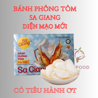 Bánh phồng tôm Sa Giang 200g loại đặc biệt, cay, xốp tan trong miệng, đậm vị tôm, ngọt từ thịt