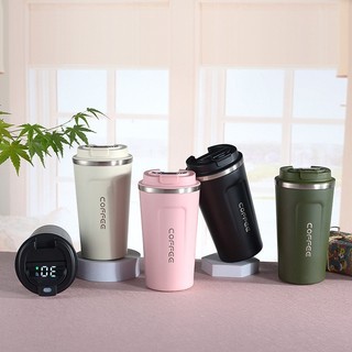Ly Giữ Nhiệt - Bình Giữ Nhiệt Coffee Holic 510ml Inox 304 Nắp Hiển Thị Nhiệt Độ Thông Minh