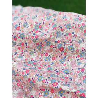 Vải thô cotton hoa nhí