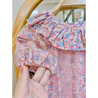 Vải thô cotton hoa nhí