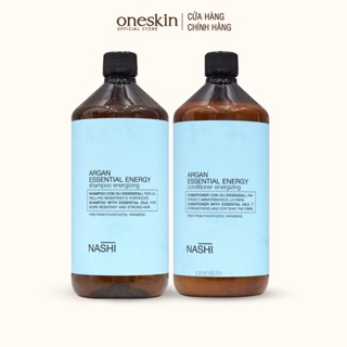 Dầu gội xả chống rụng tóc Nashi Argan Essential Energy 1000ML