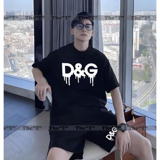Bộ hè nam nữ bộ thể thao in chữ d&g cực chất