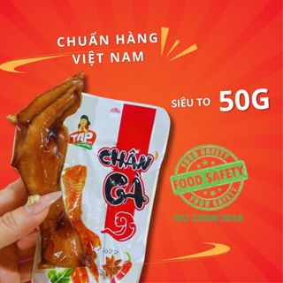 Combo 50 Chân Gà Cay Vị Việt Nam Size To 50g - Ăn Vặt Bom Bom