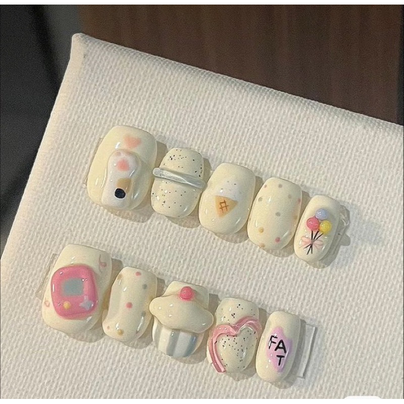 Nail box kẹo ngọt ngào cute NaiL thiết kế  xinh xắn cutee ,nhận làm nail box theo yêu cầu