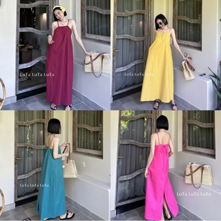 Váy nút bọc  xẻ tà sau | Ảnh chính chủ LuTa