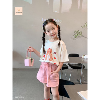 Set gấu trắng hồng Jam& Jenny