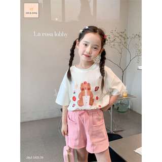 Set gấu trắng hồng Jam& Jenny