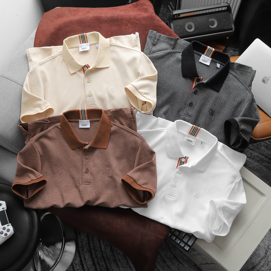Polo BB2406 4 Màu Chất Vải Cotton Pique, Hàng Chuẩn Âu, Polo VNXK