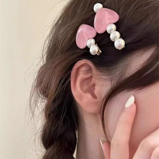 Kẹp Tóc Trái Tim Đính Ngọc Phong Cách Hàn Quốc Dễ Thương