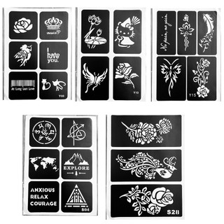 3-6 khuôn xăm hình lớn / 1 tấm a4 - stencil tattoo