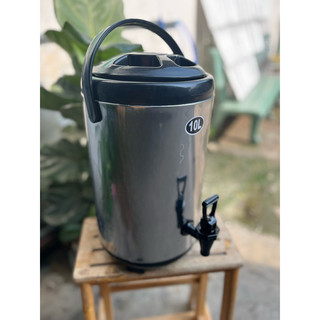 Bình ủ trà giữ nhiệt inox có vòi 10 lít. bình ủ trà giữ nhiệt inox 304
