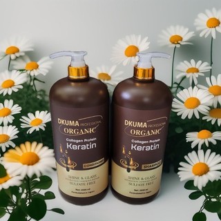 Gội Xả DKUMA ORGANIC Keratin Collagen Protein 2000ml