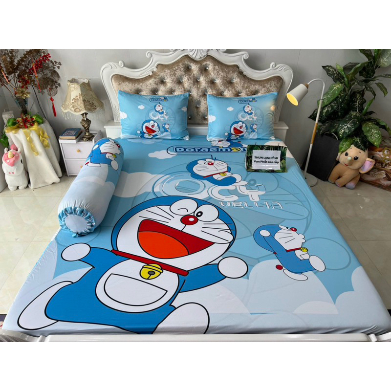 ga gối thun lạnh 5D cao cấp mẫu bé