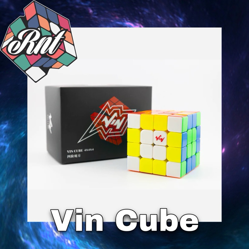 Rubik 4x4 Vin Cube Glossy/UV/Ballcore UV có nam châm