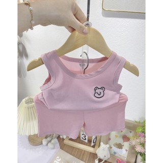 [ M04 ]Bộ sát nách thun tăm cho bé (8-13kg)