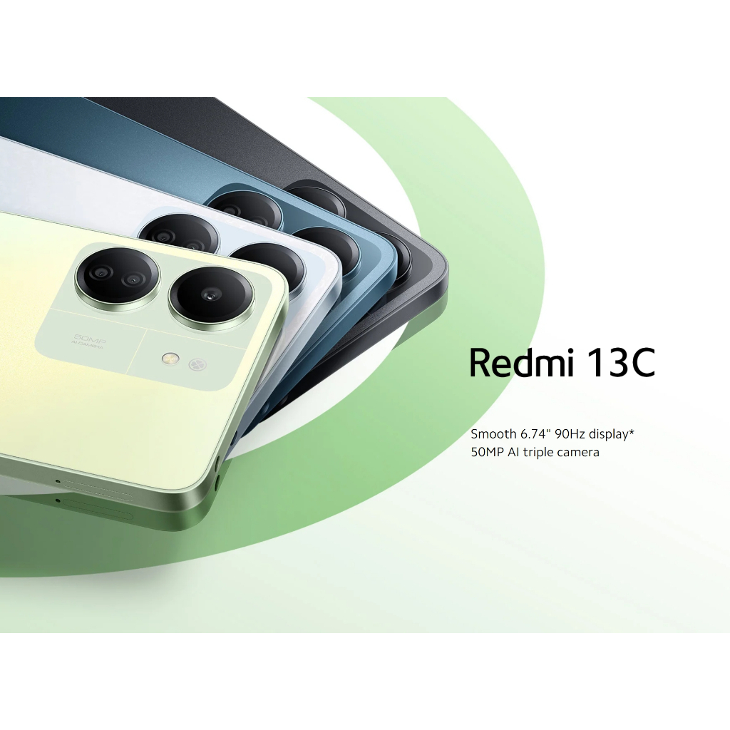 Điện thoại thông minh Redmi 13C 8GB + 256GB 90Hz 6.74" Màn hình mượt mà/Camera ba 50MP AI | BigBuy360 - bigbuy360.vn