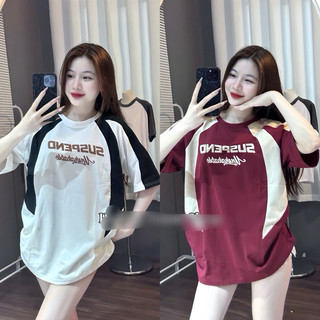   Áo thun chất cotton khô 3158 form rộng tay lỡ - SUSPE