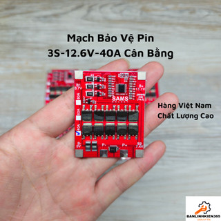 Mạch Bảo Vệ Pin 3s-12.6v-40A Có Cân Bằng Hàng Việt Nam Chất Lượng Cao