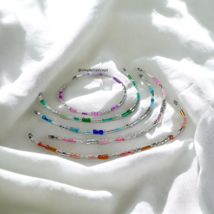 [KHÔNG GỈ] Vòng Tay/ Dây Chuyền Cầu Vồng Lấp Lánh Khóa Bạc 925 - S925 Rainbow Bracelet/ Necklace