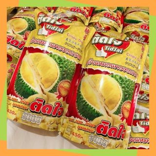 Sầu riêng sấy lạnh TidJai Crispy Durian Monthong 215g - Đặc sản Thái Lan