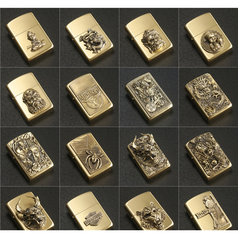 Emblem Đồng Vàng Dán Zippo