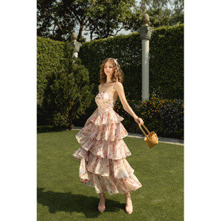 Váy công chúa in hoa nhiều tầng The Peachy - Marianna Dress