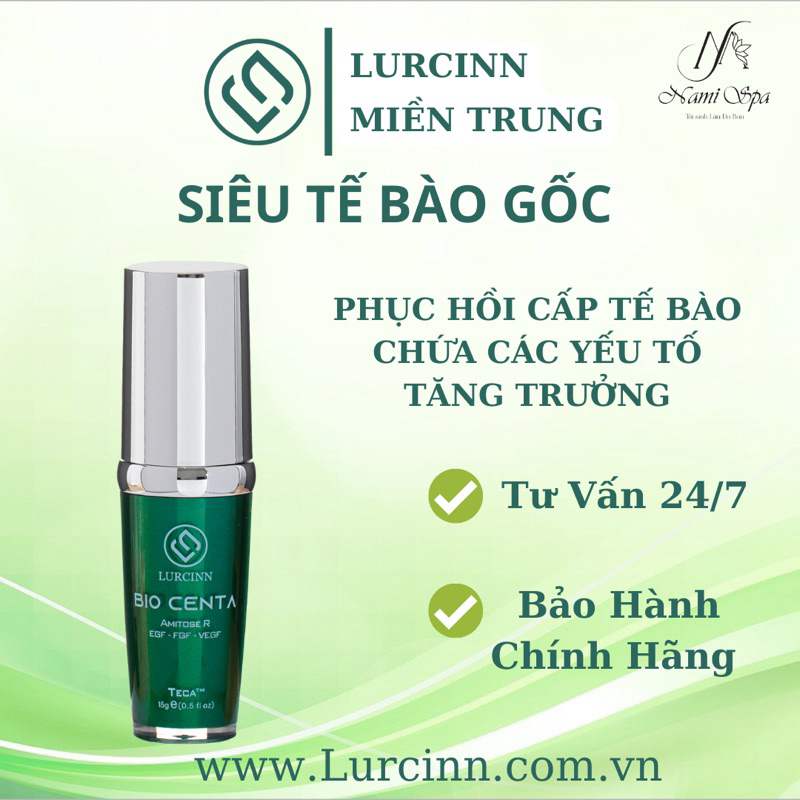 [LURCINN] Serum Tế Bào Gốc Lurcinn - Bio Centa 15g