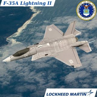 Mô hình giấy máy bay tiêm kích tàng hình Lockheed Martin F-35 Lightning II